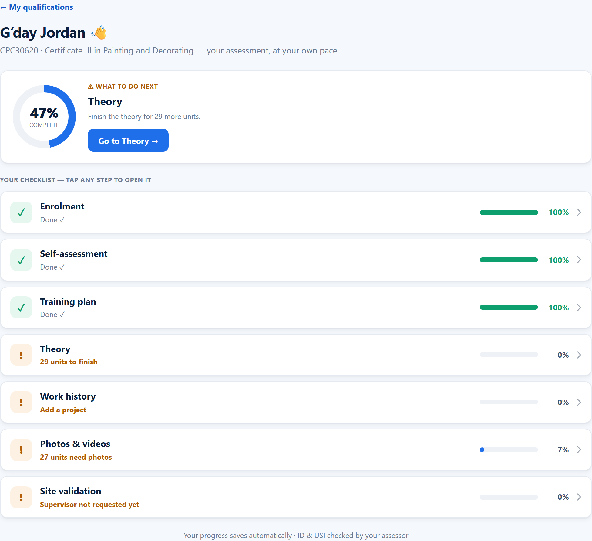 The All Pathways dashboard on a laptop